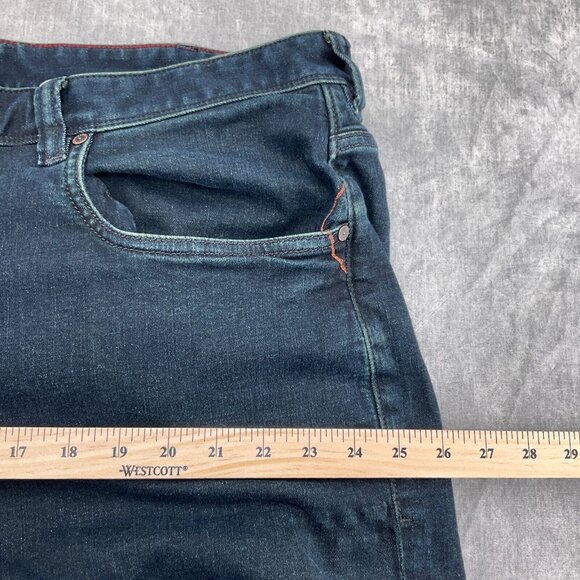 Tommy Bahama Jeans Men 44Wx32L Blue Swordfish Bootcut‎ Stretch Tencel Denim - Picture 8 of 15